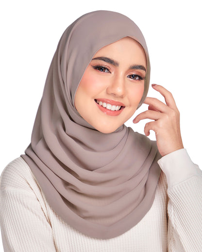 Safiyya Pearl Chiffon Shawl