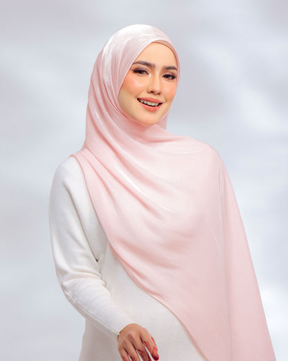 Giselle Pleated Glitter Chiffon Shawl