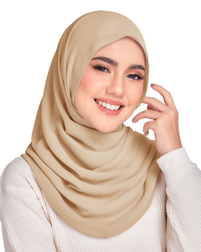 Safiyya Pearl Chiffon Shawl