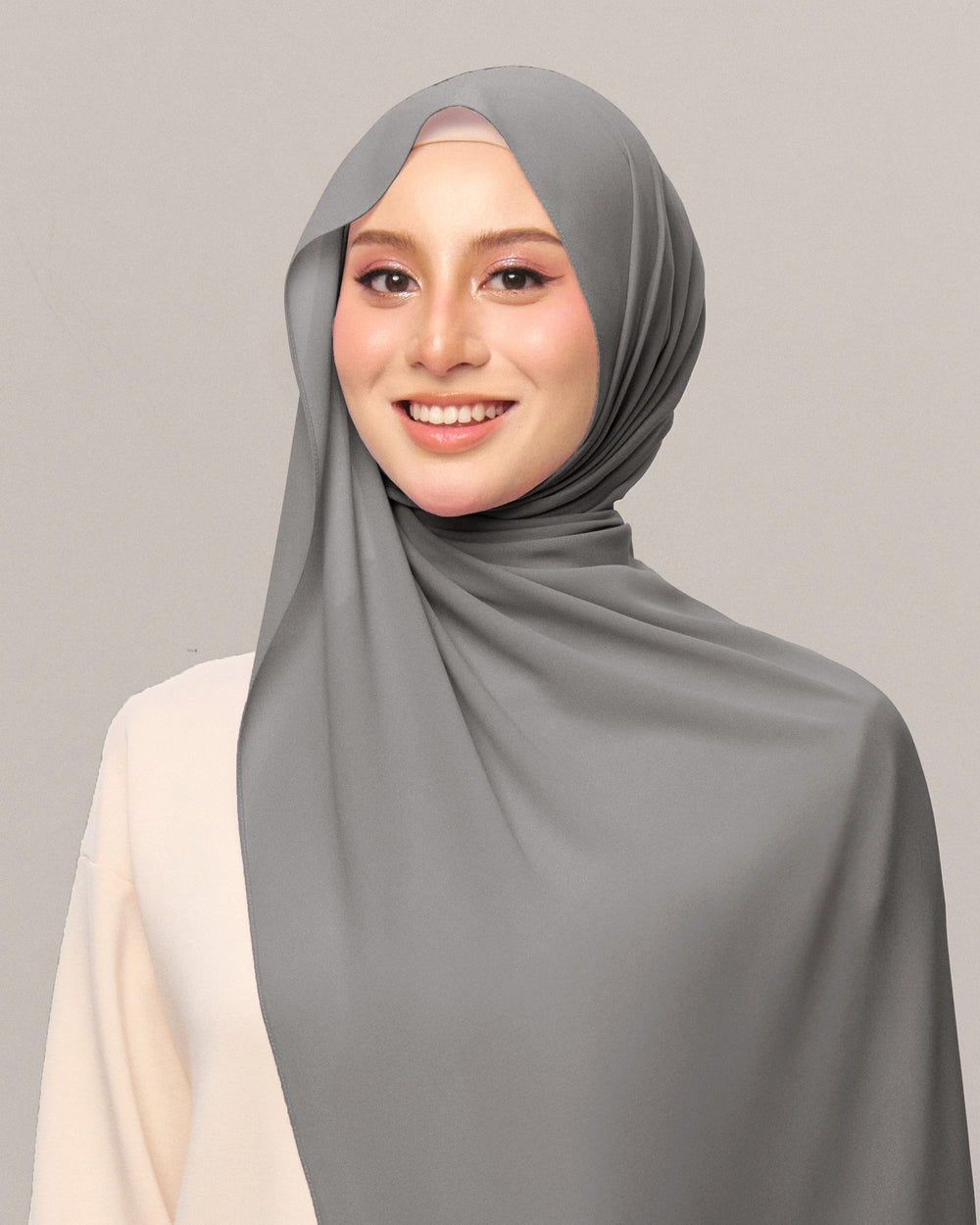 Alleia Diamond Chiffon Shawl – Tudungruffle