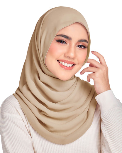 Safiyya Pearl Chiffon Shawl