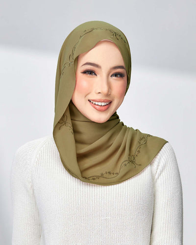 Elysian Pearl Chiffon Shawl