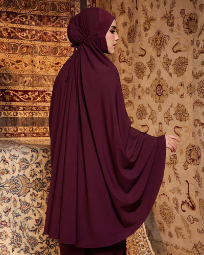 Niyah Telekung in French Pure