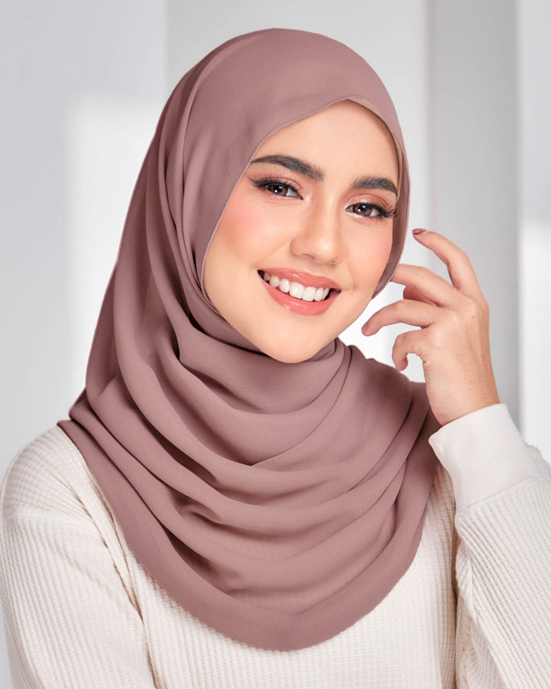 Safiyya Pearl Chiffon Shawl