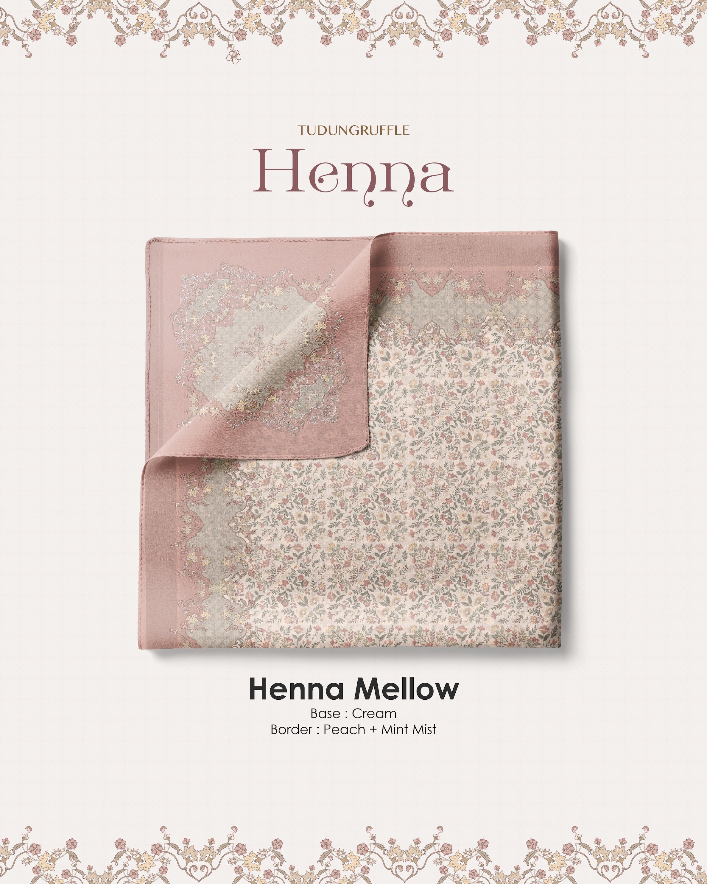 Henna in Mellow Satin Shawl