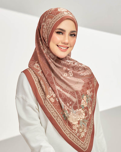 Pulang in Kesuma Sepia Satin Shawl