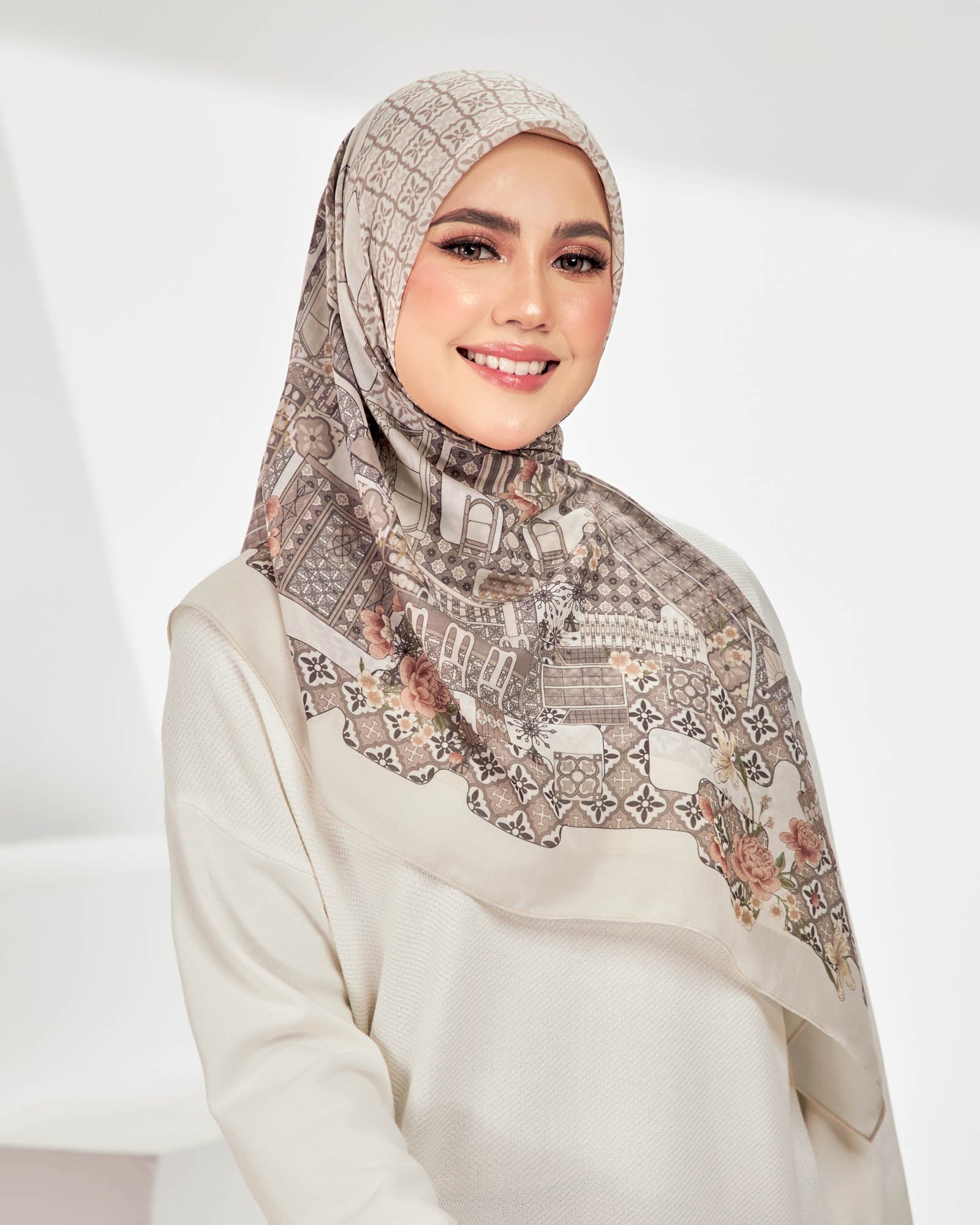 tudung printed