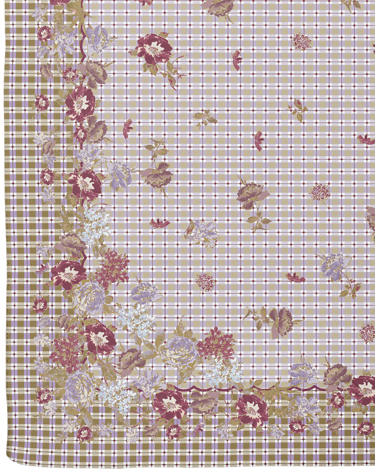 Cottage Bloom in Linden Modal Shawl