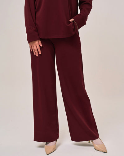 CORA PANTS IN MAROON