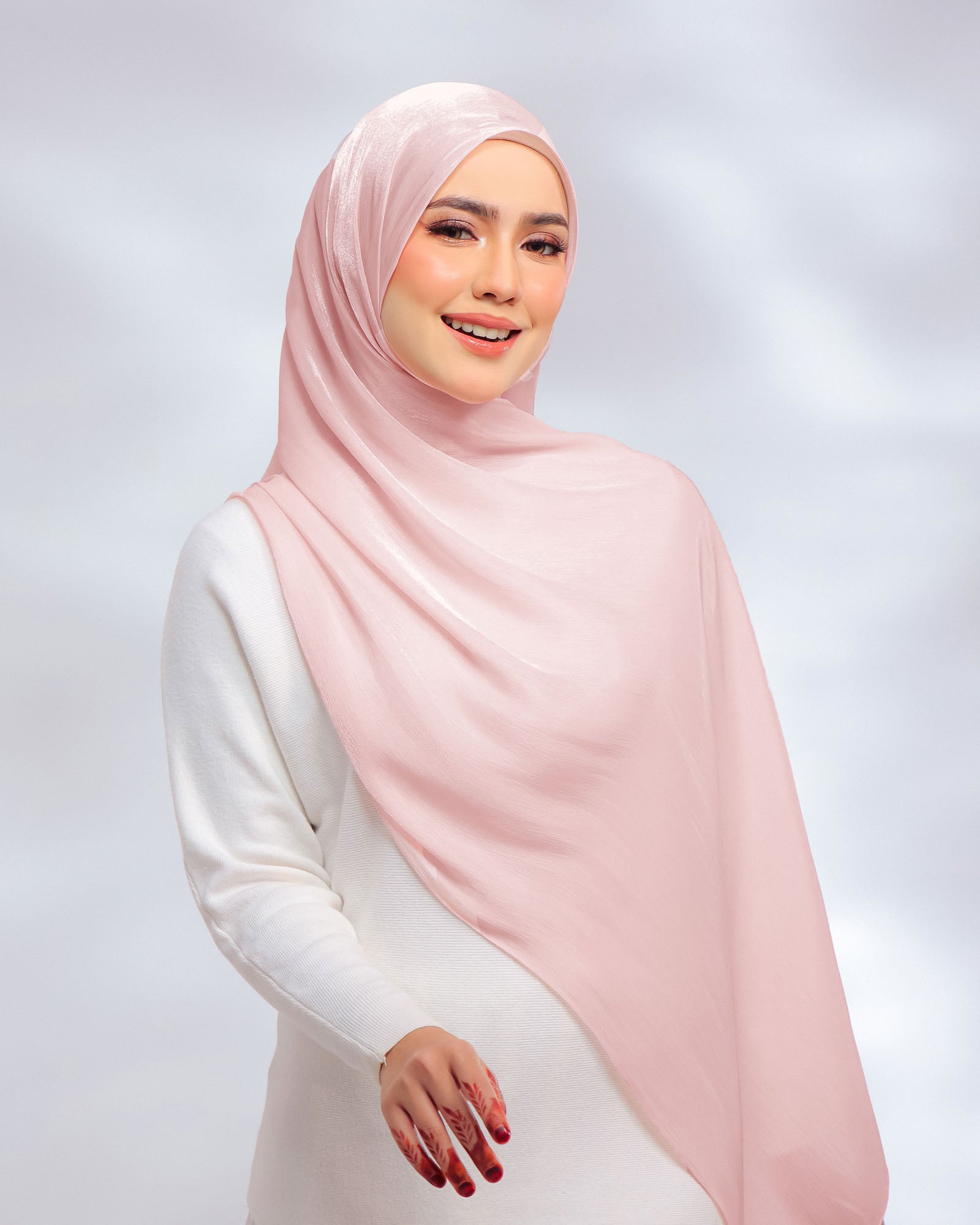Giselle Pleated Glitter Chiffon Shawl