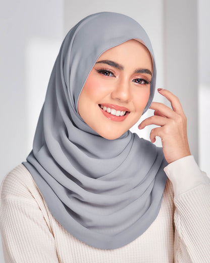 Safiyya Pearl Chiffon Shawl