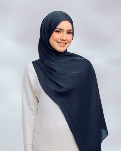 Giselle Pleated Glitter Chiffon Shawl
