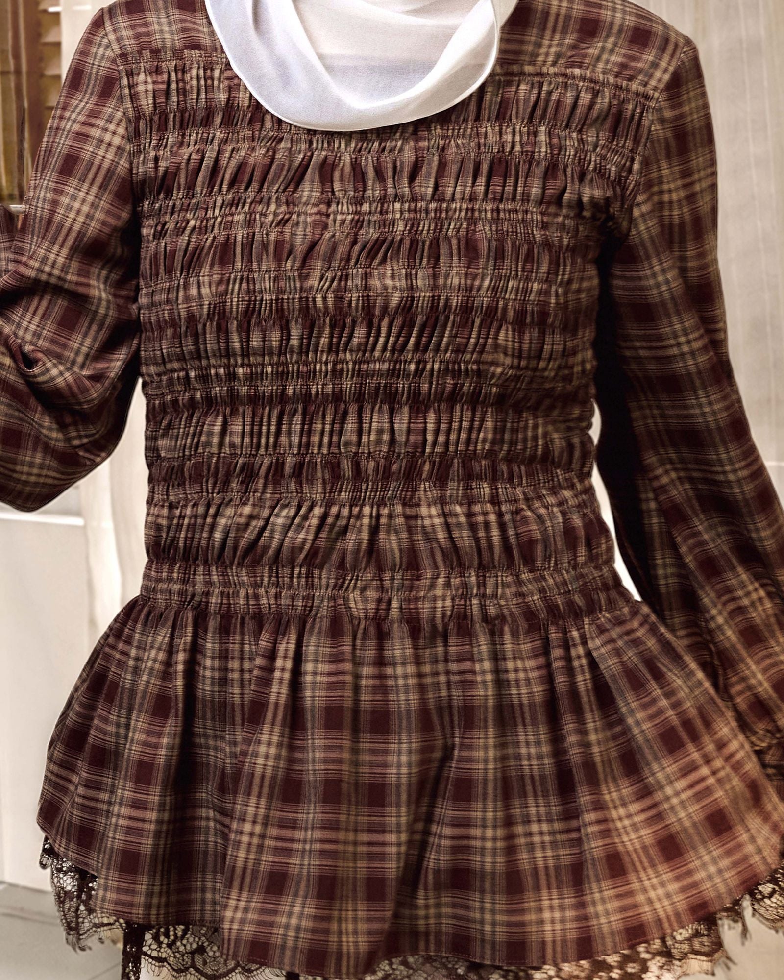 Odilia Top in Plum