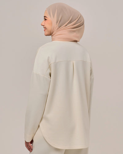 CORA TOP IN OFF WHITE