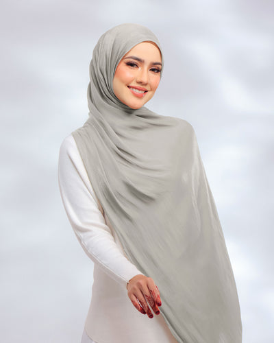 Giselle Pleated Glitter Chiffon Shawl