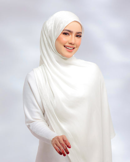 Giselle Pleated Glitter Chiffon Shawl
