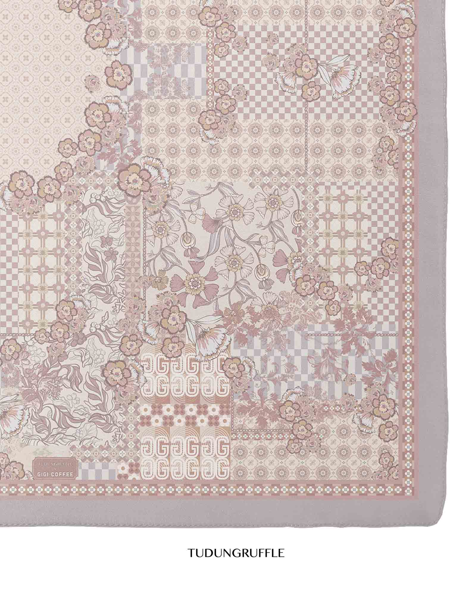 PRALINE IN PERIWINKLE SHAWL