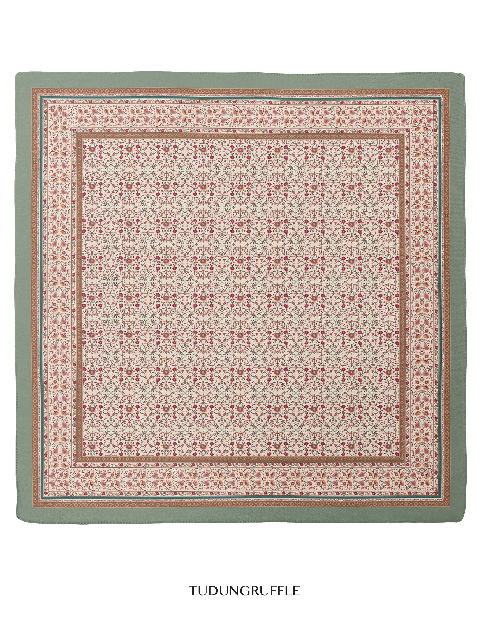 Qalby in Sage Shawl