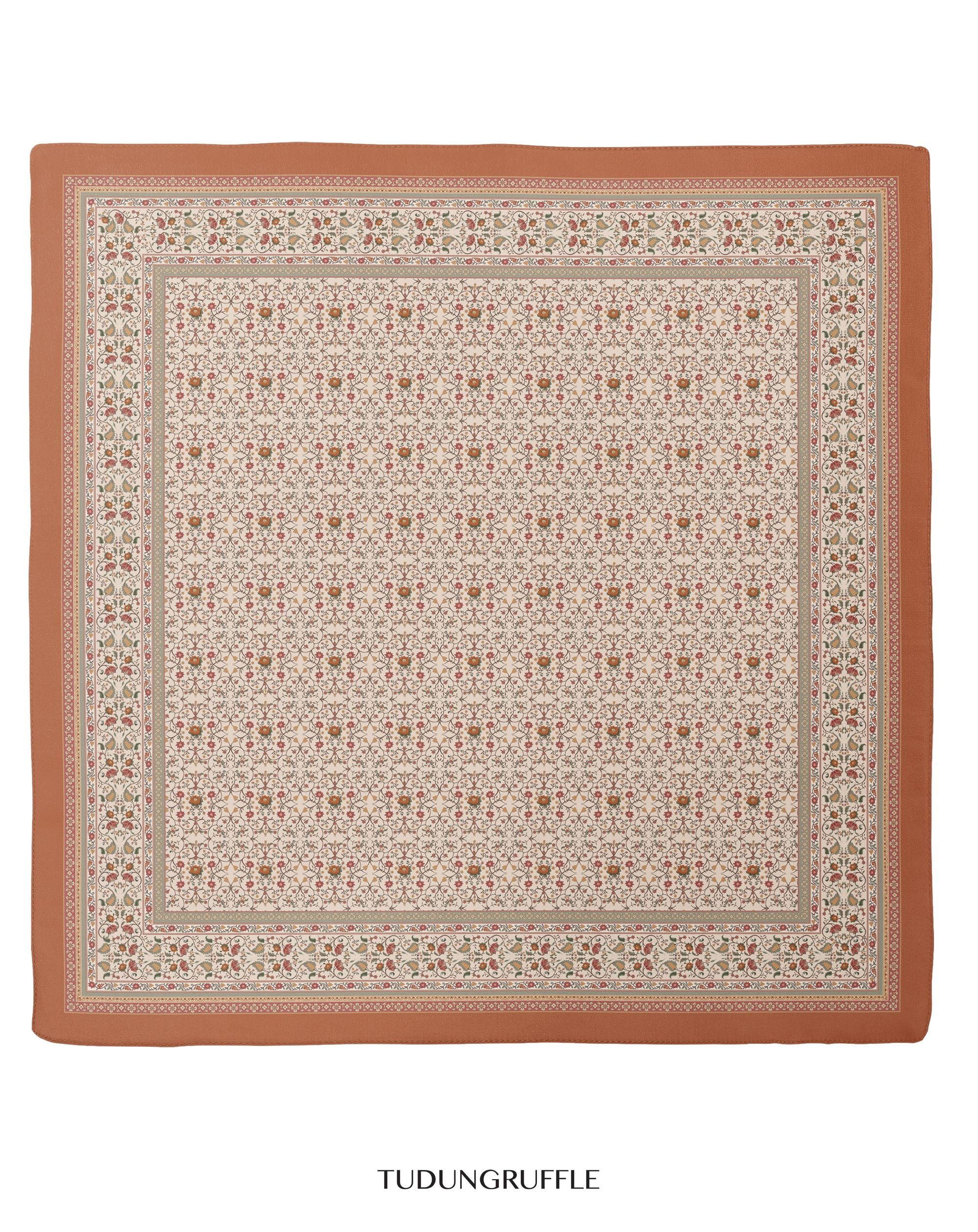 Qalby in Pumpkin Shawl