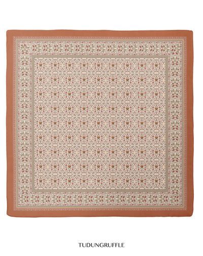 Qalby in Pumpkin Shawl