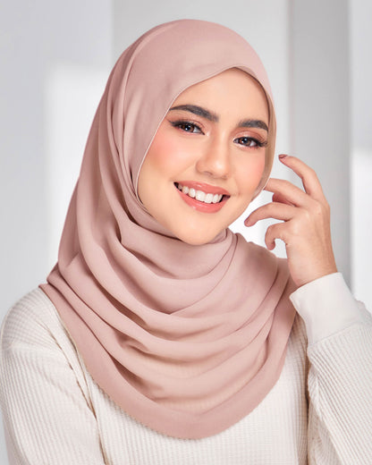 Safiyya Pearl Chiffon Shawl