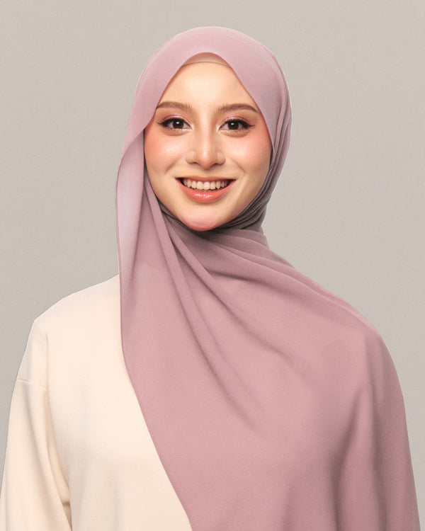 Safiyya Pearl Chiffon Shawl