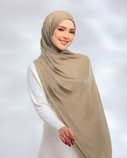 Giselle Pleated Glitter Chiffon Shawl