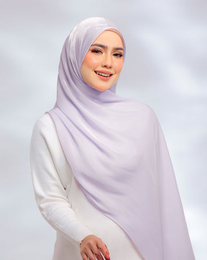 Giselle Pleated Glitter Chiffon Shawl