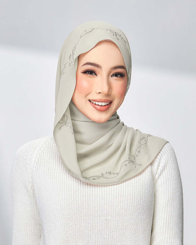 Elysian Pearl Chiffon Shawl