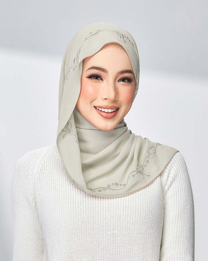 Elysian Pearl Chiffon Shawl