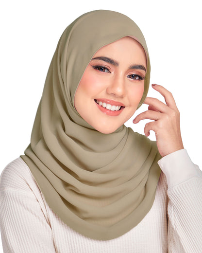 Safiyya Pearl Chiffon Shawl
