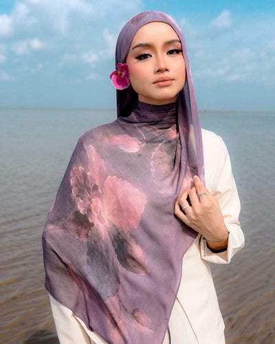 Orchid in Vaia Modal Shawl