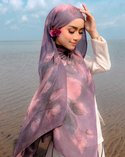 Orchid in Vaia Modal Shawl