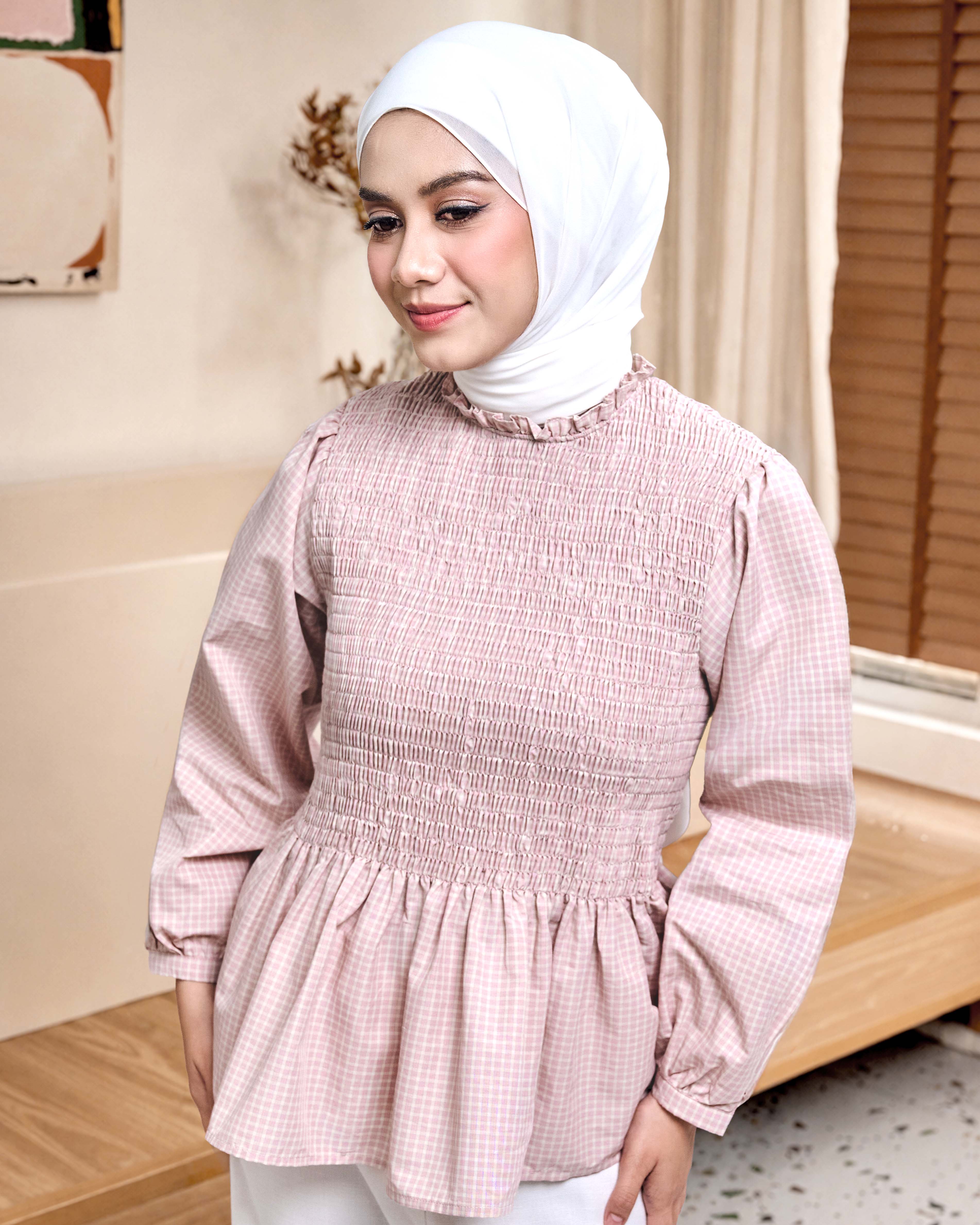 Vella Top in Delicate Pink