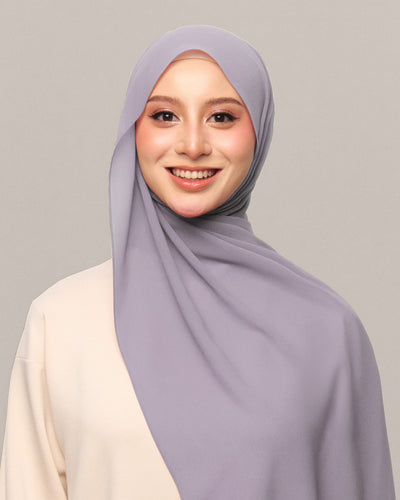 Safiyya Pearl Chiffon Shawl