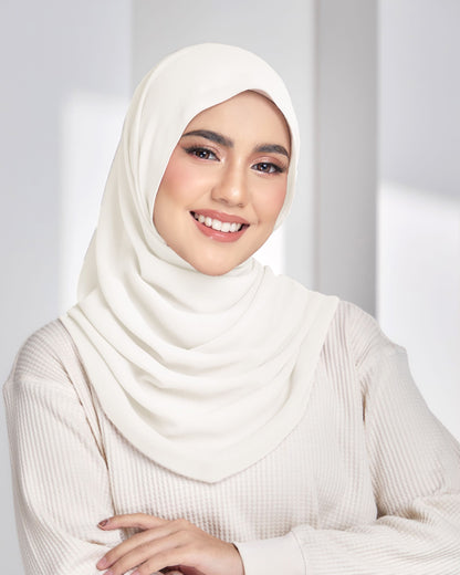 Safiyya Pearl Chiffon Shawl