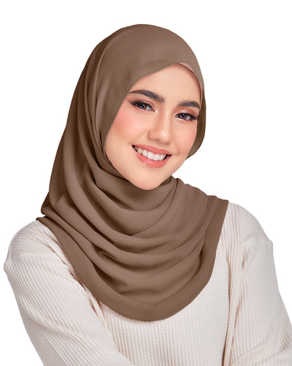 Safiyya Pearl Chiffon Shawl