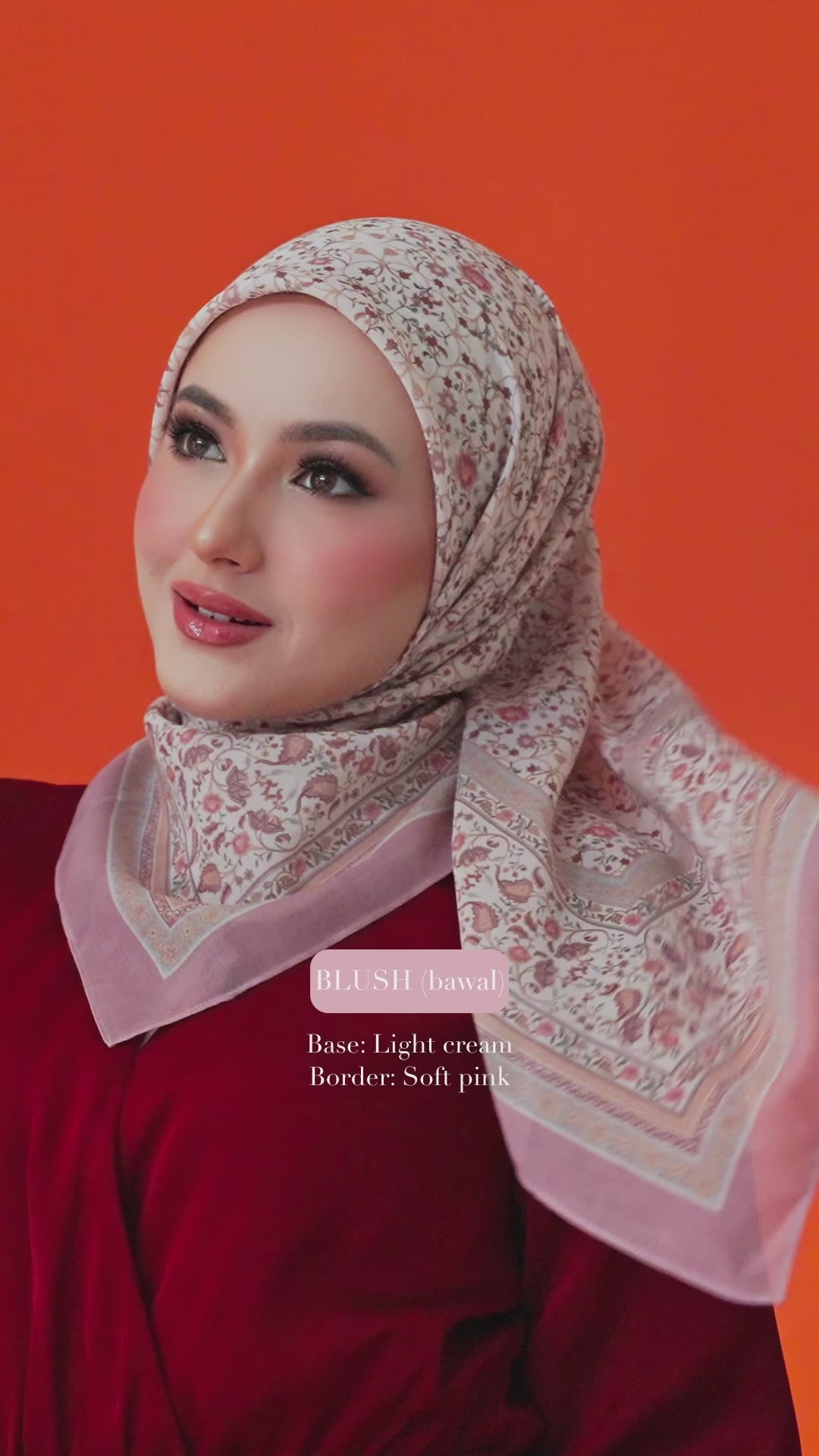 Qalby in Pumpkin Shawl