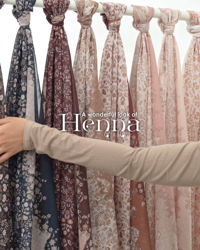 Henna in Twilight Cotton Shawl