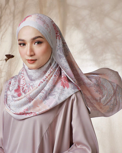 Kirana in Hazelwood Satin Shawl