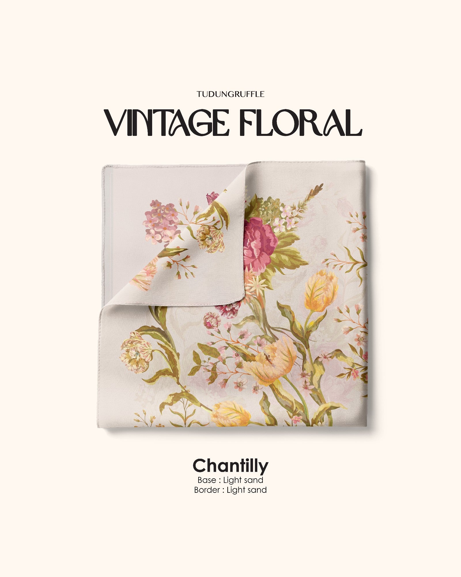 Vintage Floral in Chantilly