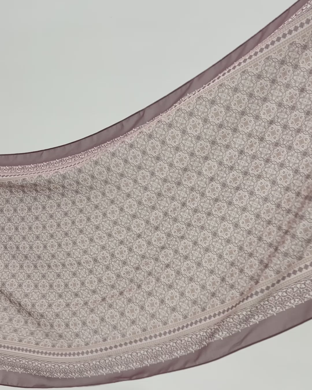 Marrakech in Ourika Mauve Cotton Shawl